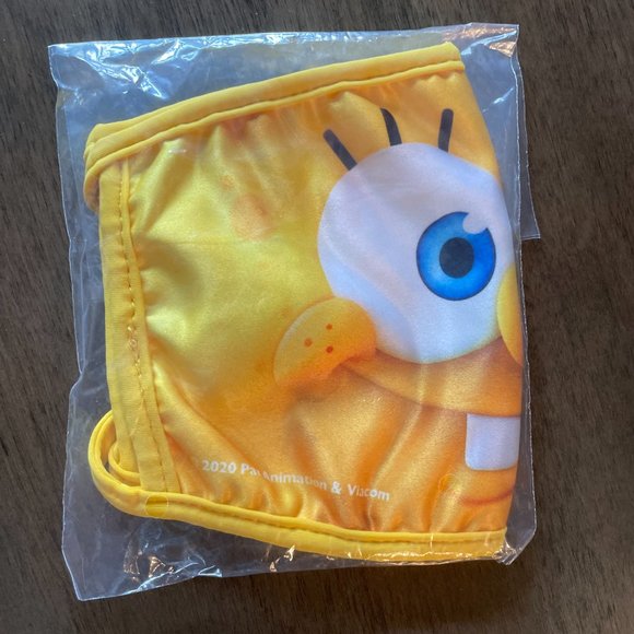 Sponge Bob Square Pants Fabric Mask - Picture 5 of 6